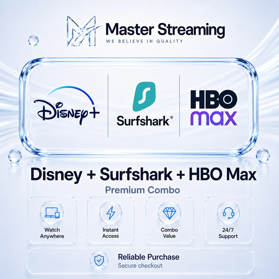 Binge & Protect Pack (Disney + Surfshark + Max)
